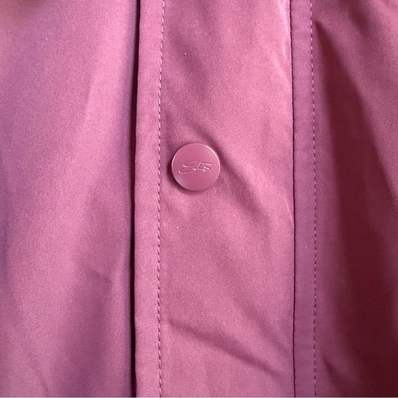 Ever Forward Burgundy Varsity Bomber Jacket with Ribbed Collar Premium Size L - Picture 2 of 9
